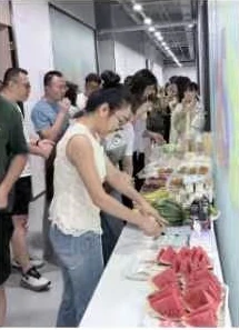 往期课程现场:茶歇交流